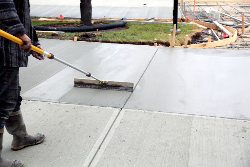 Driveway coating process